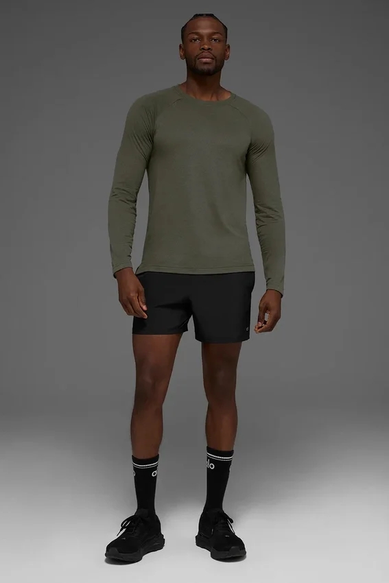Camiseta de manga larga Triumph - Verde sigiloso