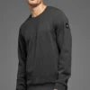 Camiseta de manga larga Waffle Lounge — Anthracite