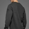 Camiseta de manga larga Waffle Lounge — Anthracite