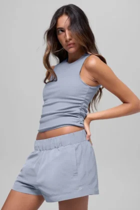 Camiseta de tirantes acanalada En Pointe - Escarcha de invierno