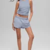 Camiseta de tirantes acanalada En Pointe - Escarcha de invierno