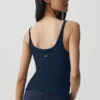 Camiseta de tirantes Adore acanalada - Azul marino