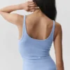 Camiseta de tirantes Adore acanalada - Azul Provenza claro