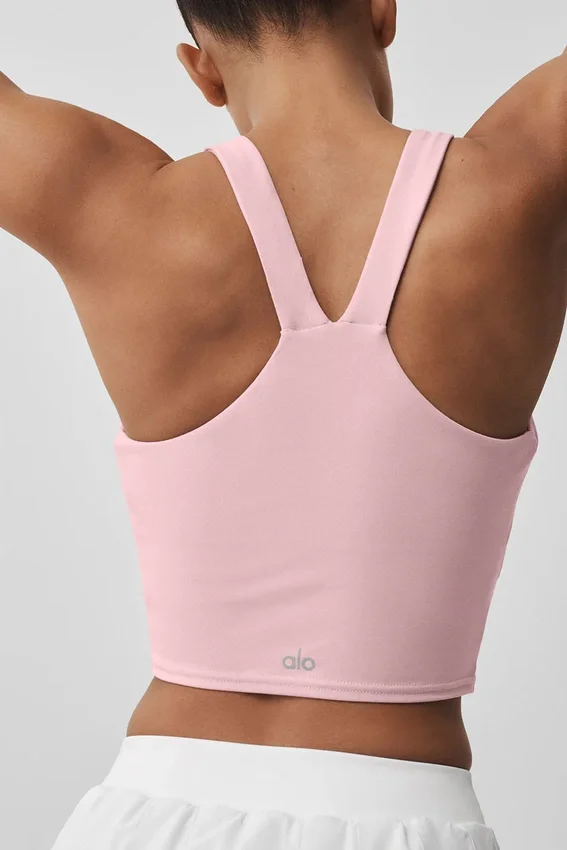 Camiseta de tirantes Airbrush Real Bra - Rosa vintage