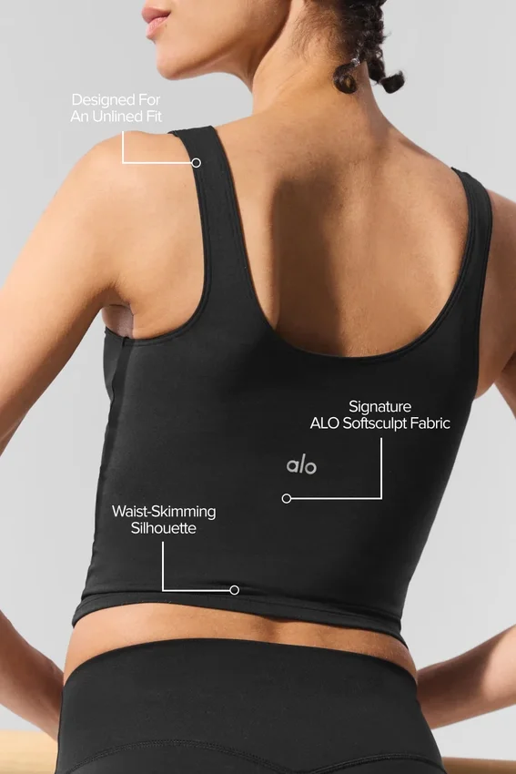 Camiseta de tirantes Alo Softsculpt - Negro