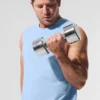 Camiseta de tirantes Alo Vapor Muscle - Azul concha