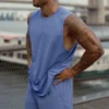 Camiseta de tirantes Alo Vapor Muscle - Azul Provenza