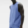 Camiseta de tirantes Alo Vapor Muscle - Azul Provenza