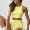 Camiseta de tirantes Aspire - Amarillo sol/Blanco
