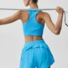 Camiseta de tirantes Aspire - Azul celeste/Blanco