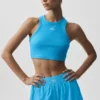 Camiseta de tirantes Aspire - Azul celeste/Blanco
