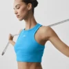 Camiseta de tirantes Aspire - Azul celeste/Blanco