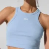 Camiseta de tirantes Aspire - Azul concha/Blanco