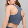 Camiseta de tirantes Aspire - Azul piedra/Blanco