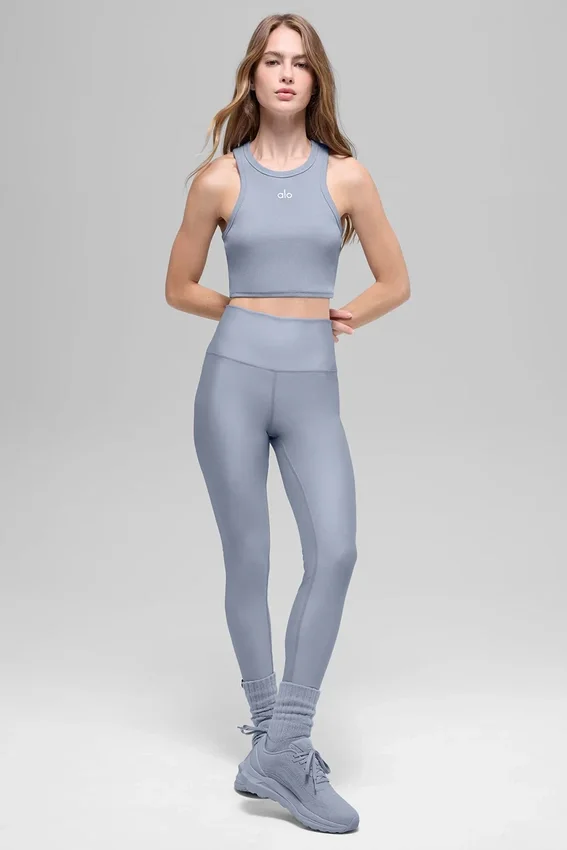 Camiseta de tirantes Aspire - Escarcha invernal/Blanco