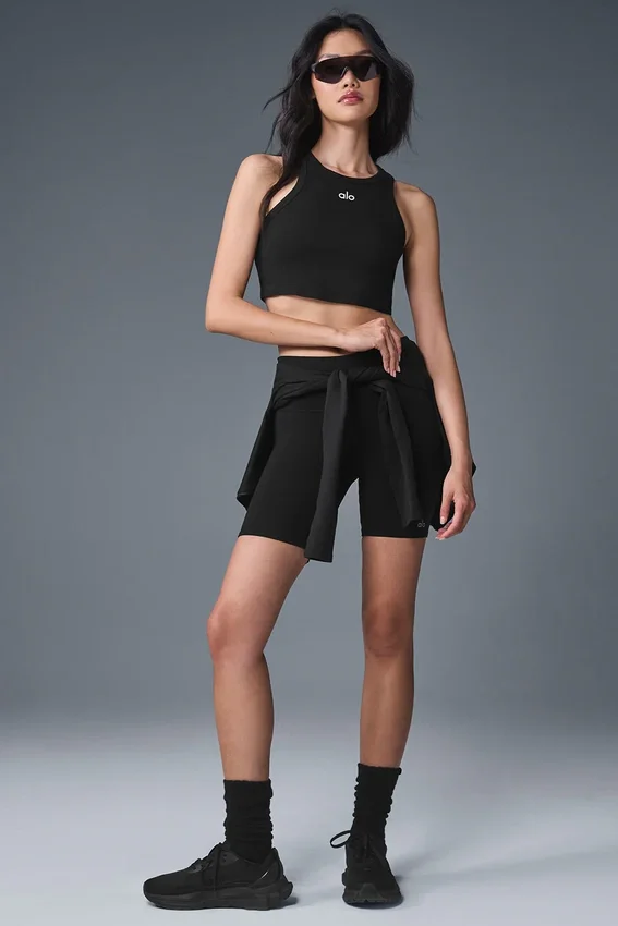Camiseta de tirantes Aspire - Negro/Blanco