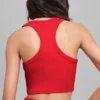 Camiseta de tirantes Aspire - Rojo brillante/Blanco
