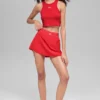 Camiseta de tirantes Aspire - Rojo brillante/Blanco
