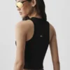 Camiseta de tirantes con cremallera completa Alosoft Level Up - Negro