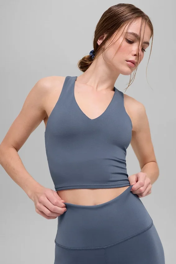 Camiseta de tirantes con efecto Airbrush «Real Bra» - Bluestone