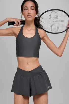 Camiseta de tirantes con sostén Airlift Super Sleek - Antracita