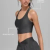 Camiseta de tirantes con sostén Airlift Super Sleek - Antracita
