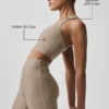 Camiseta de tirantes con sostén Airlift Super Sleek - Gravel