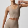 Camiseta de tirantes con sostén Airlift Super Sleek - Gravel