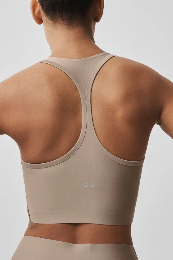 Camiseta de tirantes con sostén Airlift Super Sleek - Gravel