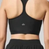 Camiseta de tirantes con sostén Airlift Super Sleek - Negro