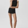Camiseta de tirantes con sostén Sway - Negro