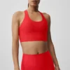 Camiseta de tirantes con sujetador Airlift Super Sleek - Rojo brillante
