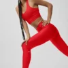 Camiseta de tirantes con sujetador Airlift Super Sleek - Rojo brillante