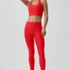 Camiseta de tirantes con sujetador Airlift Super Sleek - Rojo brillante