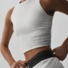 Camiseta de tirantes con sujetador Sway - Blanco