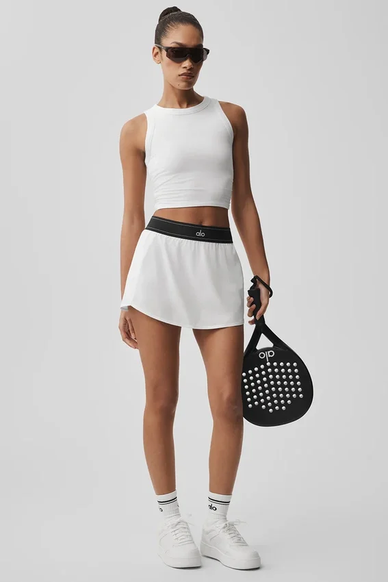 Camiseta de tirantes con sujetador Sway - Blanco