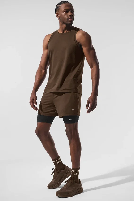 Camiseta de tirantes Conquer - Espresso