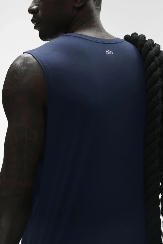 Camiseta de tirantes Conquer Muscle - Azul marino