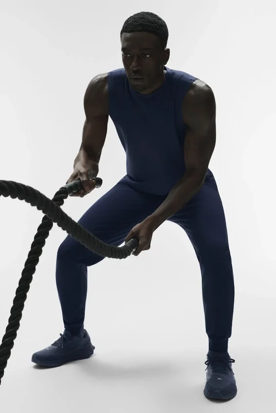 Camiseta de tirantes Conquer Muscle - Azul marino