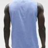 Camiseta de tirantes Conquer Muscle — Azul Provenza jaspeado