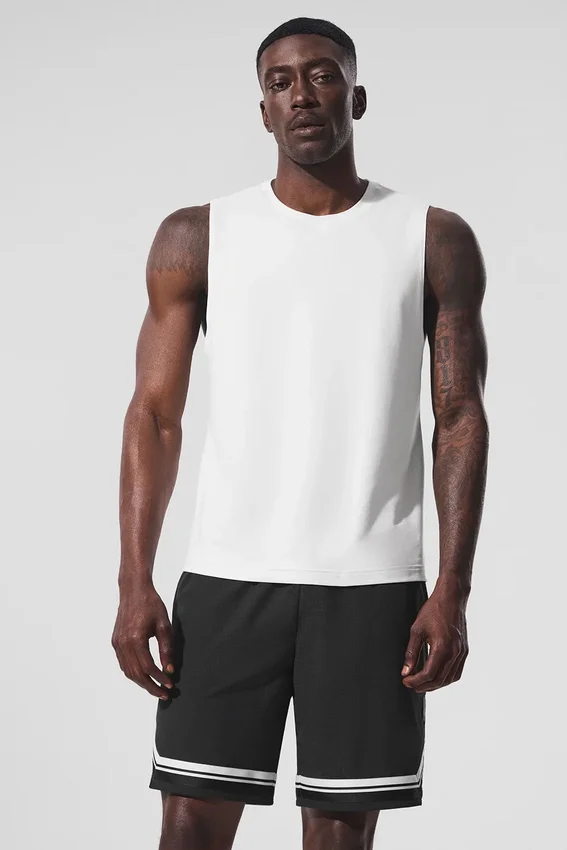 Camiseta de tirantes Conquer Muscle - Blanco