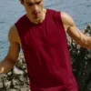Camiseta de tirantes Conquer Muscle - Granate