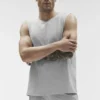 Camiseta de tirantes Conquer Muscle - Gris jaspeado deportivo