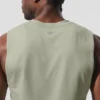 Camiseta de tirantes Conquer Muscle - Piedra caliza
