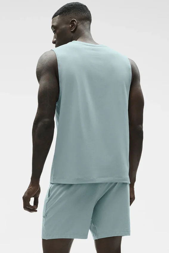 Camiseta de tirantes Conquer Muscle - Salvia del desierto