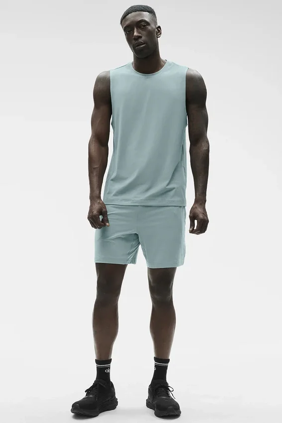Camiseta de tirantes Conquer Muscle - Salvia del desierto