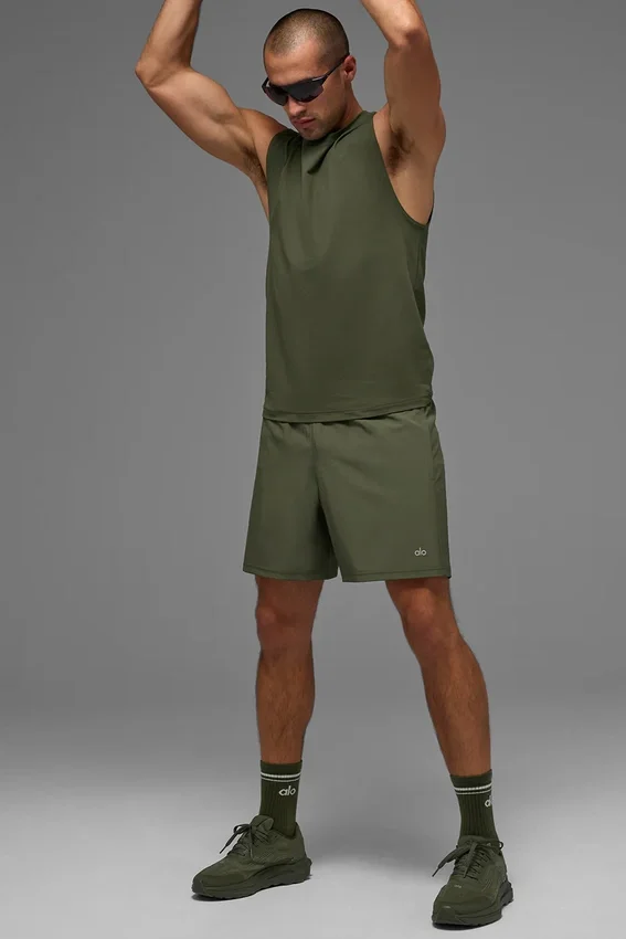 Camiseta de tirantes Conquer Muscle - Verde oliva