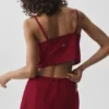 Camiseta de tirantes corta «Connection» - Rojo «Summer Romance»