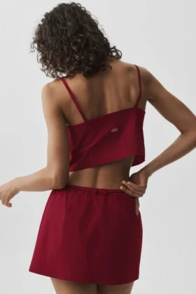 Camiseta de tirantes corta «Connection» – Rojo «Summer Romance»