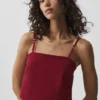 Camiseta de tirantes corta «Connection» - Rojo «Summer Romance»